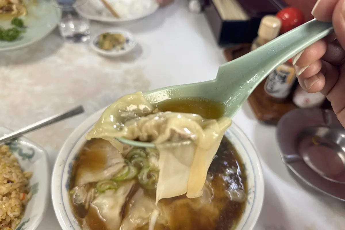 画像 中華料理ちゅー 雲呑麺(わんたん麺) ワンタン