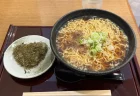 くるん食堂　和風ラーメン（大盛り）+おにぎり
